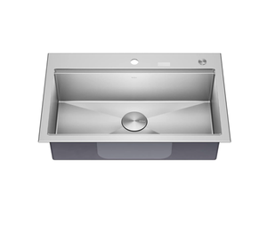 Acier inoxydable d'évier de cuvette simple de haute performance THS-0083 avec la conception forte et durable d'esthétique moderne - Product Image 5