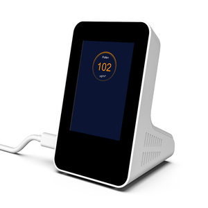 Moniteur de qualité de l'air AQI avec écran couleur 3,5 pouces, détecte CO2, PM1, PM2.5, PM10, pollen, TVOC, HCHO, CO, température, <span class=keywords><strong>humidité</strong></span>, intelligent Tuya - Product Image 2