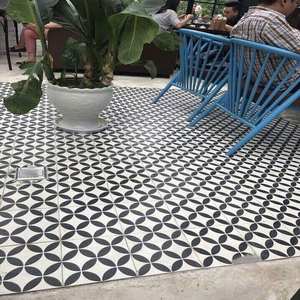 Azulejo estampado esmaltado de cerámica Viet Nam antibacteriano resistente al calor para azulejos de suelo de pared Exterior Interior diseño tradicional - Product Image 2