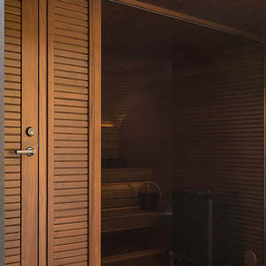 Couverture de sauna traditionnelle d'extérieur Auroom Natura pour 4-5 personnes pour votre escapade hivernale - Product Image 3