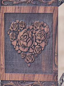 Love Rose Urn Memorial Cremación Madera Adultos para cenizas Urna funeraria Tapa funeraria Recuerdos de mascotas Urnas para humanos (Grande) - Product Image 3