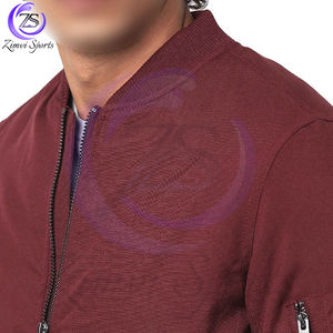 Chaquetas Bomber de Calle de Primera Calidad, Hechas a Mano, de Color Gris Sólido, Ligeras, para Hombre, Nueva Llegada, por Zimvi Sports - Product Image 6