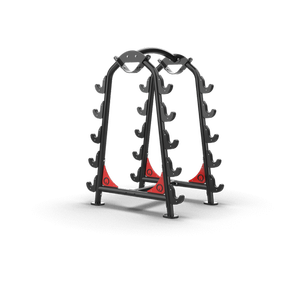 QLI QBSR92 Soporte de Almacenamiento para Barras de Gimnasio, Soporte de Barras de Múltiples Niveles para un Almacenamiento Seguro y Organizado de Barras Rectas y Barras Curvas - Product Image 1