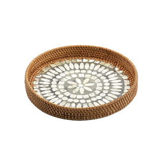 Juego de 3 Bandejas de Servicio MOP de Primera Calidad, Forma Ovalada, Diseño Más Reciente, Bandeja de Servicio para Café y Té, Uso en Cafeterías y Hoteles - Product Image 3
