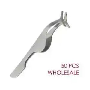Pince à épiler et à enfiler en acier inoxydable pour extension de cils Outils de beauté fabriqués au Pakistan - Product Image 3