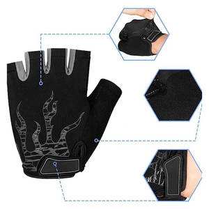 Gants de cyclisme respirants à demi-doigts, antidérapants, respirants, pour le sport, la gym, l'alpinisme, la remise en forme - Product Image 3