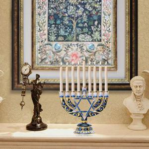 Candelabro Menorah de alta calidad, soporte de Metal para decoración de Navidad, boda, cena y comedor - Product Image 3