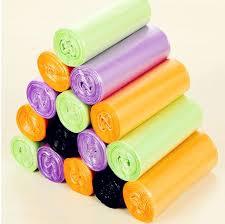 ถุงขยะแบบซิปย่อยสลายได้เป็นมิตรต่อสิ่งแวดล้อมวัสดุ HDPE สำหรับใช้ในซูเปอร์มาร์เก็ตกำหนดขนาดได้เอง - Product Image 6