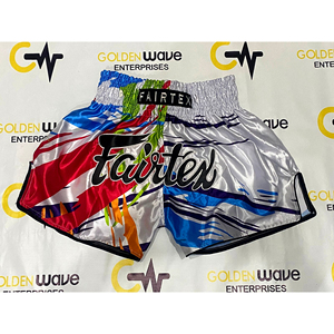 Pantalones Cortos de Muay Thai Fairtex Hechos a Medida de Alta Calidad, Nuevo Diseño Impreso, Pantalones Cortos de MMA para Boxeo Profesional, Gimnasio, Artes Marciales - Product Image 1