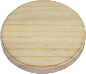 Dessous de verre en bois modernes en forme de cercle écologiques réutilisables et personnalisables Impressions uniques Style classique Petit déjeuner spécial - Product Image 4