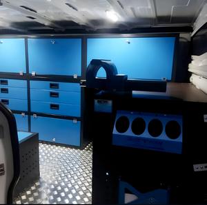 Armoires de stockage de véhicules en métal OEM de haute qualité Van Racks et systèmes d'étagères pour toutes les armoires à outils Vans - Product Image 2