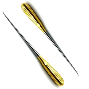 Juego de curetas quirúrgicas largas de acero inoxidable, fuente de alimentación Manual, instrumentos de cirugía ósea para adultos, instrumento médico, cureta ósea - Product Image 5