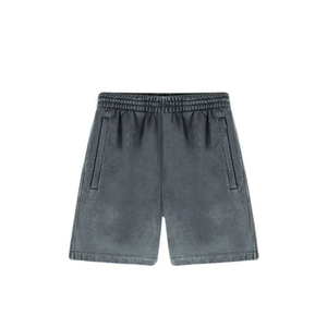 กางเกงขาสั้นผ้าฟลีซวินเทจสำหรับผู้ชายกางเกงผ้าคอตตอนซักแบบคลาสสิกตามสั่ง - Product Image 1