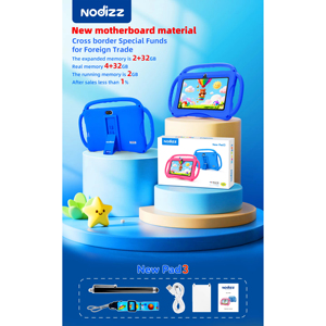 Tablet Nod Kids de 7 pulgadas con Android 13, 32GB, Wi-Fi, pantalla capacitiva de doble núcleo para juegos educativos - Product Image 3