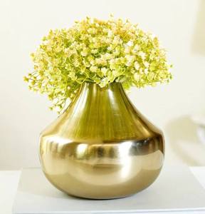 Vase à fleurs en métal artistique pour la décoration intérieure moderne Décoration de table de pièce maîtresse de mariage ou utilisation au bureau - Product Image 5