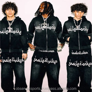 Sudadera con Capucha Unisex de Invierno, Personalizada con Logotipo OEM, de Alta Calidad, Gruesa, 100% Algodón, Antibacteriana, de Secado Rápido y Transpirable - Product Image 3