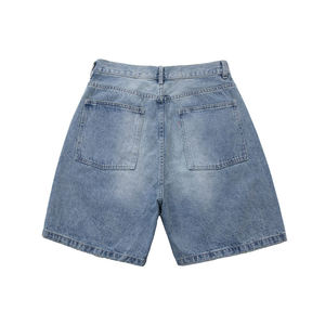 Pantalones Cortos de Mezclilla Sólidos de Alta Calidad, Impermeables, Transpirables, con Cordón Ajustable, Cintura Media, Deportivos, Ecológicos, Holgados para Hombre - Product Image 2
