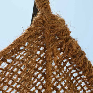 PARE-SOLEIL EN FIBRE DE NOIX DE COCO NATURELLE FAIT MAIN TRIANGLE ET RECTANGLE ET CARRÉ FILET DE COIR POUR PLAGE JARDIN RESORT OUTDOOR SHADING VIETNAM - Product Image 5