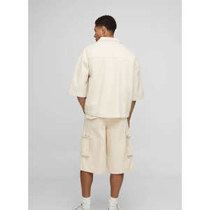 Camisa de Hombre de Alta Calidad, Estilo Casual, Manga Larga, a Rayas, Cuello Camisero, Bolsillos, Cierre de Botón - Product Image 5