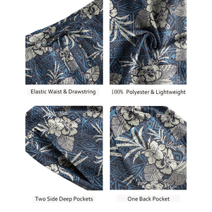 Short de sport à séchage rapide pour hommes, confortable et élastique à la taille, short de sport solide et respirant en maille imprimée avec logo personnalisé - Product Image 5