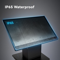 Terminal POS para hotel y venta al por menor Pantalla de 15,6 pulgadas Impresora integrada impermeable IP65