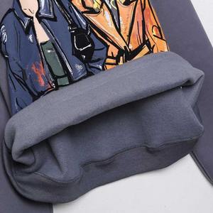 Femmes 2026 New Fashion Girl Print Wash Effect Sweatshirts Vintage O Neck Long Sleeve Female Pullovers Chic Tops - Product Image 5