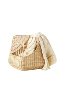Storage in <b>Kitchen</b> and Bathroom New Design Natural Rattan Storage Basket Rattan Basket for Kid Clothes Storage DHT HANDICRAFT - Product Image 4