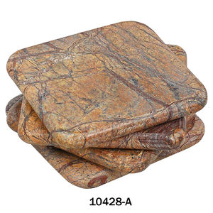 Decorative Tea Cup <b>Marble</b> <b>Coaster</b> With Black Color Stone <b>Coaster</b> for Home Decoration Coffee Cup <b>Coaster</b> for Wholesale Supplier - Product Image 6