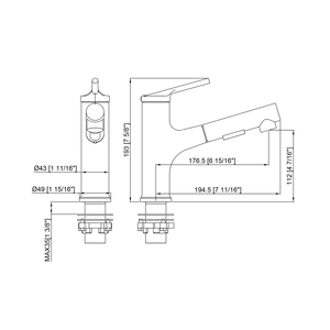 Современный латунный Смеситель для водопроводного крана - Product Image 4