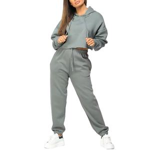 Nouveautés Vente en Gros Ensemble Deux Pièces Hiver en Polaire Court pour Femme, Style Urbain, Personnalisable avec Logo 2026 - Product Image 4