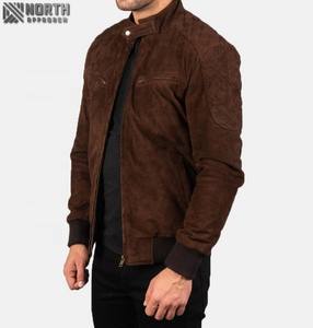MOQ bajo, precios al por mayor, chaquetas de cuero de vaca en relieve con textura de cocodrilo a la moda para hombre, chaqueta de camionero personalizada Oem 2025 - Product Image 3
