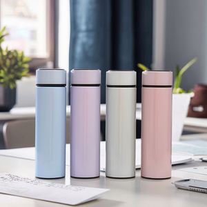 Bouteille d'eau isotherme personnalisée en gros pour entreprise, en acier inoxydable à double paroi, 350 ml, avec filtre - Product Image 1