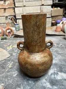 POTS DE FLEURS DE TAILLE MOYENNE FABRIQUÉS À LA MAIN SUR MESURE EN TERRE CUITE avec POIGNÉE pour MAISON ET JARDIN STYLE AMÉRICAIN - Product Image 5