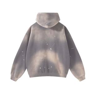 Nuevo diseño hecho a medida vintage transpirable propio logotipo Sudadera con capucha/estilo callejero en blanco más nuevo diseño lavado ácido Sudadera con capucha - Product Image 3