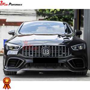 Canards avant en fibre de carbone <span class=keywords><strong>s</strong></span>èche Style Brabu pour <span class=keywords><strong>Mercedes</strong></span> Benz <span class=keywords><strong>AMG</strong></span> GT63 2019-2023 - Product Image 4