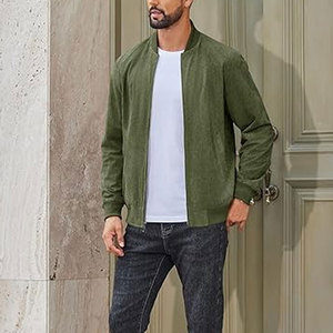 Chaqueta de cuero de moto de carreras negra de invierno OEM personalizada lavada con cremallera Vintage para hombre-impermeable transpirable - Product Image 4