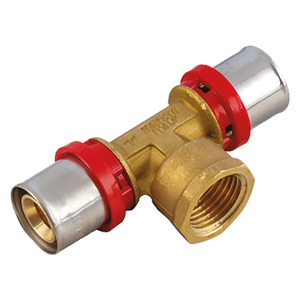 Raccordo a pressione a T femmina '1659CT' 20 x 1/2 x 20 - Product Image 1