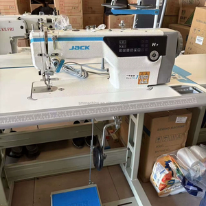 Machine à coudre industrielle numérique NewJACK H7 à point noué, alimentation supérieure, informatisée, simple aiguille, robuste pour cuir - Product Image 1