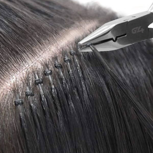 Kit de pinces innovantes pour extensions capillaires : pinces à micro-anneaux pour le sertissage et le retrait, outil enfileur, ensemble professionnel avec boîte de rangement - Product Image 6