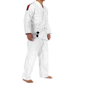Uniforme de judo et de jiu-jitsu en coton pur sur mesure, kimono d'arts martiaux pour le karaté, vêtements d'entraînement durables et confortables - Product Image 2
