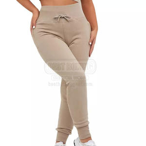 Pantalones deportivos de cintura alta para correr, entrenamiento, gimnasio, Yoga, mallas de compresión suave, Cintura elástica de alta calidad, mallas de Yoga para mujer - Product Image 1