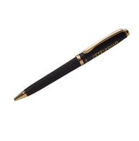 Stylos exécutifs avec corps en laiton de 0.5mm de largeur Expérience d'écriture lisse de qualité supérieure Gravure au laser or Encre rechargeable