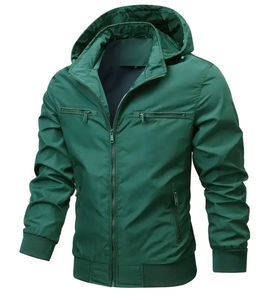 Veste matelassée respirante à capuche amovible élégante pour homme, décontractée, légère, hiver, fabrication professionnelle, marque privée - Product Image 1