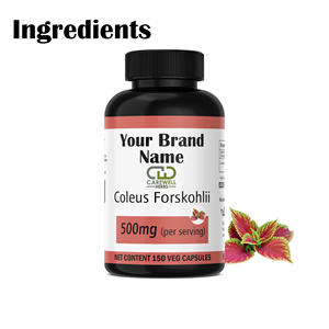 Extracto de Coleus Forskohlii de la mejor calidad, 150 cápsulas de forskolina, 100 por ciento de suplemento de hierbas orgánico certificado, embalaje personalizado - Product Image 4