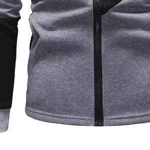 2024 New Arrival Custom Regular Fit <b>Men's</b> Hoodie Zipper Set Acid Wash <b>Thermal</b> Zipper for Winter Sweatsuit - Product Image 5