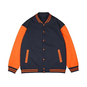 Venta al por mayor personalizable Letterman Varsity Jersey Chenille bordado a prueba de viento de doble capa chaqueta Premium para hombres - Product Image 4