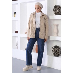 Pantalones Palazzo Casuales de Cintura Alta con Diseño de Bolsillos Cargo Elegantes, Pantalones Cómodos y Chic - Product Image 3