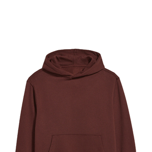 Sudadera con Capucha de Algodón Negro 100% de Alta Calidad para Hombre, Sudadera con Estampado Personalizado, Diseño Sólido, Material Térmico de Forro Polar para Invierno - Product Image 5