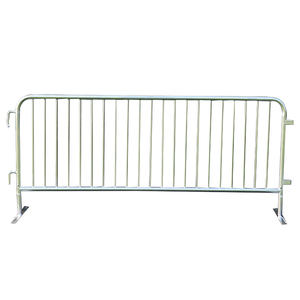 Barricadas de Control de Multitudes Temporales de Acero Metálico Portátiles para Seguridad Vial, Conciertos y Peatones - Product Image 1
