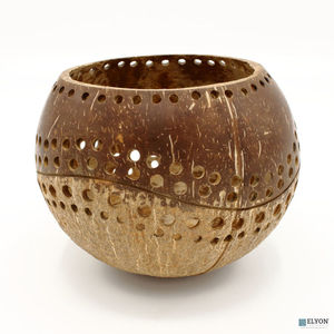 Bougeoir à bougie chauffe-plat en coquille de noix de coco de haute qualité étoile peut conception personnalisée/fabrication de bougies en coquille de noix de coco à partir d'Eco2go Vietnam - Product Image 2